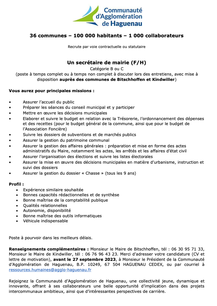 Capture Poste de secretaire