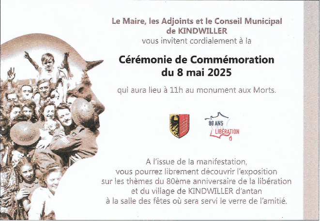 Invitation 8 mai