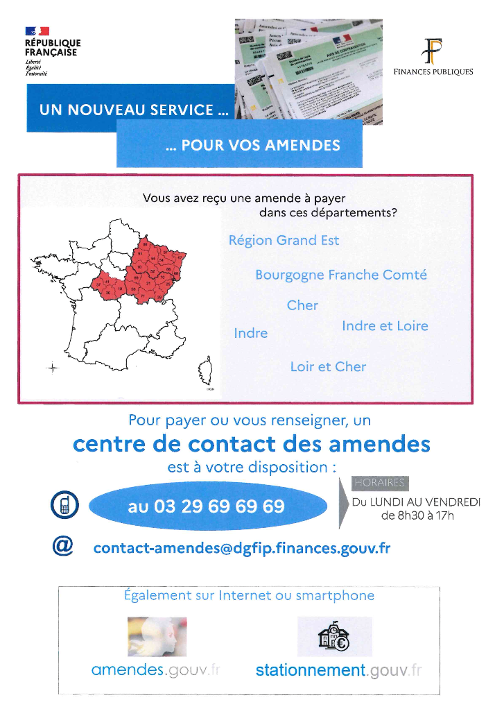 Service de payment des amendes