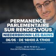 Rendez-vous de permanence parlementaire 