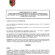 Arrêté Municipal N° 12/2025